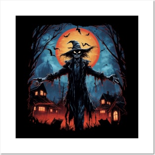 Halloween Scarecrow Posters and Art